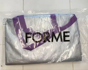 미사용 새상품 FORME 쿨러백 라지 퍼플