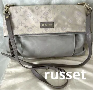 russet 숄더백 그레이 아이보리