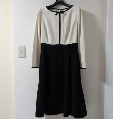 토카 [세탁 가능!] LUCES 긴팔 드레스 원피스 베이지 2