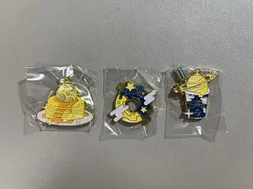 보름달 커피점 메탈 키링 토성 플로트 반달 도넛
