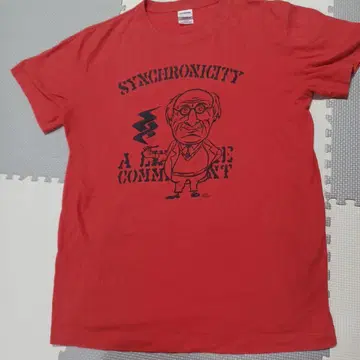 SYNCHRONICITY 빨간색 T셔츠 M
