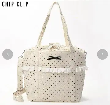 ai 아베일 CHIP CLIP 도트 무늬 마더백