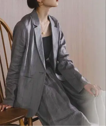 새상품급 라미 시어 라이트 자켓