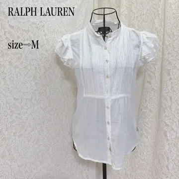 RALPH LAUREN 린넨 혼방 블라우스 (295)