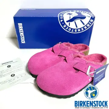 택 포함 BIRKENSTOCK BOSTON SHEARLING 24cm