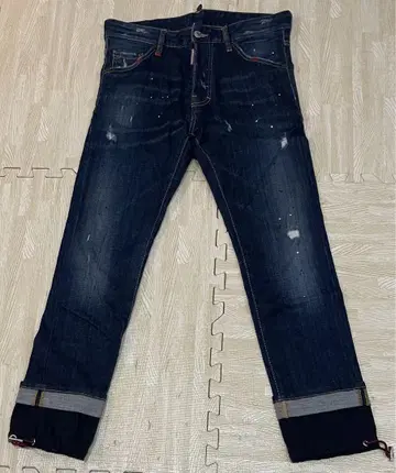 DSQUARED2 S74LB0202 디스트로이 레드 포트 사이즈 44