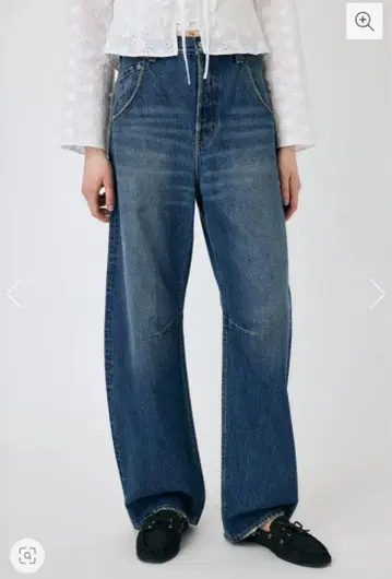 moussy DROP WAIST CURVE 스트레이트