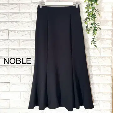 NOBLE 롱 스커트 컨디션 최상 노블 롱 플레어 스커트 블랙