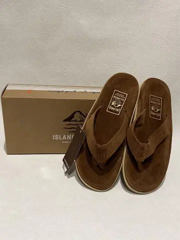 Island slipper 아일랜드 슬리퍼 비치 샌들 스웨이드 28cm