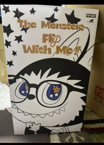 POP MART THE MONSTERS FLIP WITH ME 봉제 인형