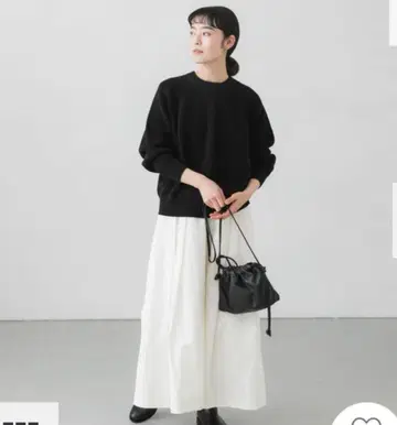 카구레 코튼 린넨 플레어 스커트