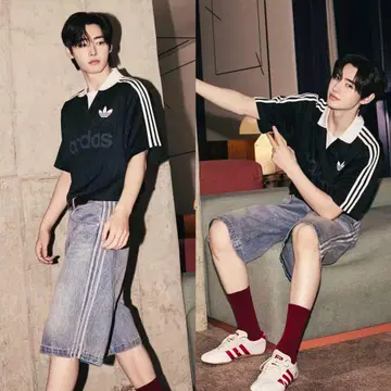 새상품 ENHYPEN 착용 adidas originals T셔츠 S