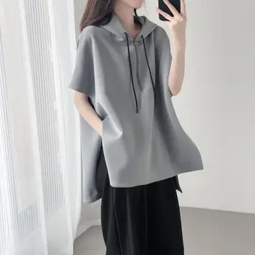 [아비 도쿄] 신 베스트 하프 지퍼 오버 베스트 맨투맨