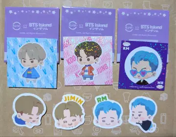 BTS Island 인더솜 스시로 콜라보 스티커 & 피크 세트