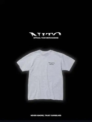 KEIJU N.I.T.O. 티셔츠 회장 한정판 그레이 M 사이즈