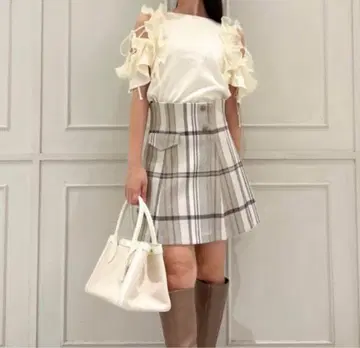 스나이델 플리츠 스커트 숏 팬츠
