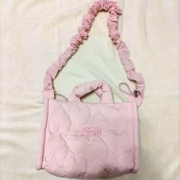 FURFUR 핑크 숄더백