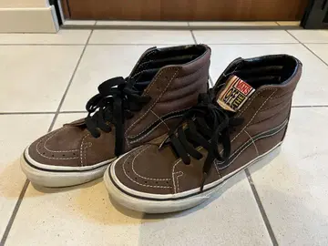VANS 브라운 Sk8-Hi 하이컷 스니커즈 26cm