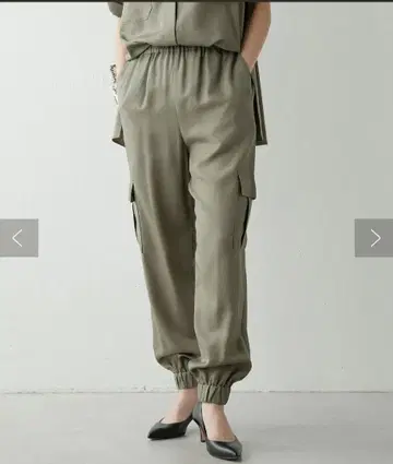 24SS 개럴개런트 광택 카고 팬츠