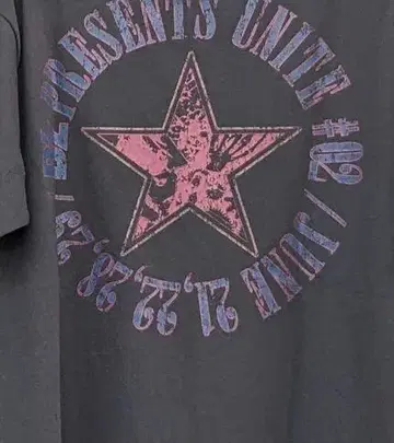 B'z UNITE #02 잉크 블랙 티셔츠 2XL 사이즈