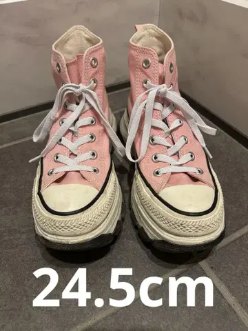 CONVERSE 컨버스 ALL STAR 트랙 웨이브 HI 핑크