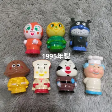 호빵맨 스쿠이 인형 레트로 소프트 비닐 레어 마스코트
