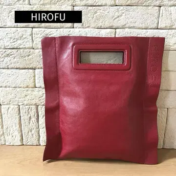 HIROFU 히로후 2way 클러치백 펀칭 로고
