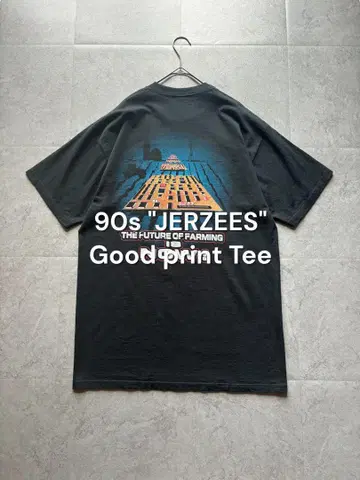 90s USA 면100 그래픽 티셔츠 기업 티셔츠 빈티지