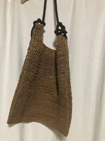 Maison N.H Paris 라피아 숄더백