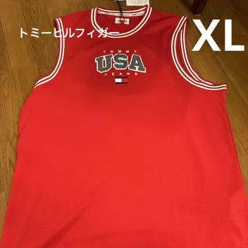 타미힐피거 TOMMY 탱크탑 빨간색 XL