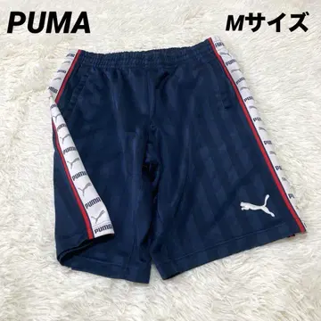 [인기!] 푸마 푸마 퓨마 하프 팬츠 네이비 로고 M 남녀 공용 y2k