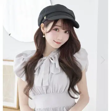 Rose Muse 로제 뮤즈 tweed casquette 헌팅 캡