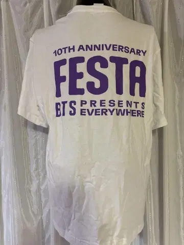 BTS FESTA 10TH ANNIVERSARY 티셔츠 L 사이즈