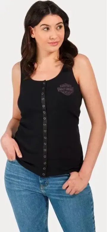 Harley-Davidson 블랙 탱크탑 S 사이즈