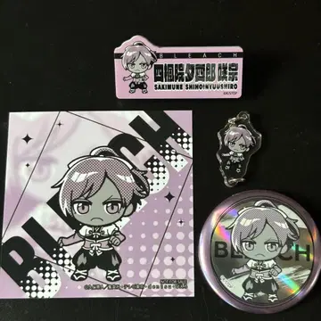 BLEACH 블리치 THE 캐릭터 POP UP 4종 세트 시호인 유시로