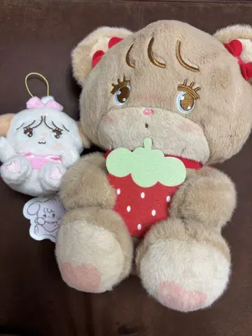 신상품! mikko 캐릭터 딸기 BIG 봉제 인형 천사 마스코트