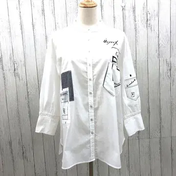 Rest ighi 여성용 셔츠 화이트 38 [b0952]