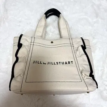 JILLSTUART 프릴 토트 소 화이트