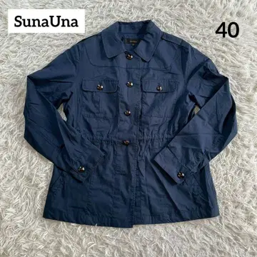 SunaUna 수나우나 네이비 월드 자켓