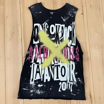 ONE OK ROCK Ambitions 탱크탑 M 원오크 블랙