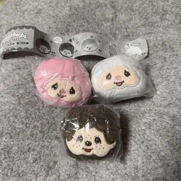 Monchhichi 몬치치 페이스 봉제 인형 3종 세트