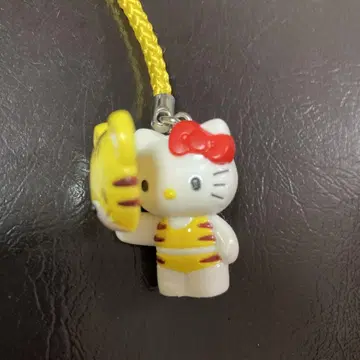 헬로키티 호랑이 가면 스트랩