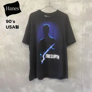 90's USA제 Hanes 에릭 클랩튼 티셔츠 94년 밴딩 T