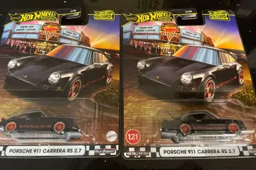HW 부울버드 포르쉐 911 카레라 RS 2.7 블랙 2대 세트