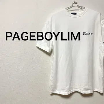 PAGEBOYLIM 사우나 보이 락카 자수 티셔츠
