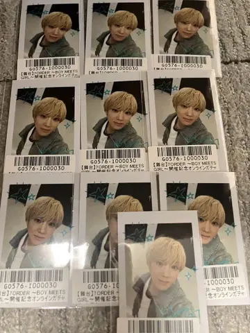 7ORDER 온라인 가챠 C상 폴라로이드풍 사진 야스이 켄타로 10장