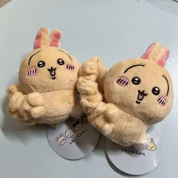치이카와 (먼작귀) 봉제 인형 스크런치 토끼 2개 세트 새상품
