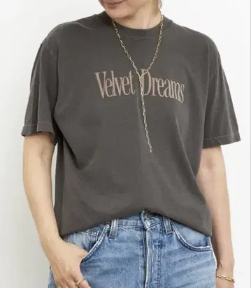 Deuxieme Classe BTN Velvet 티셔츠 새상품 블랙 D