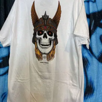 POWELL PERALTA 스컬 디자인 티셔츠 L 사이즈