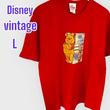 90s '디즈니' 디즈니 티셔츠 곰돌이 푸